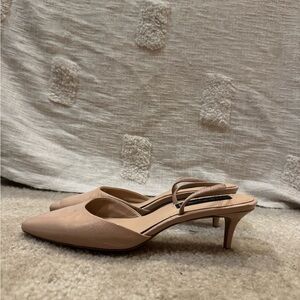 Steve Madden Blush Slingback Kitten Heels